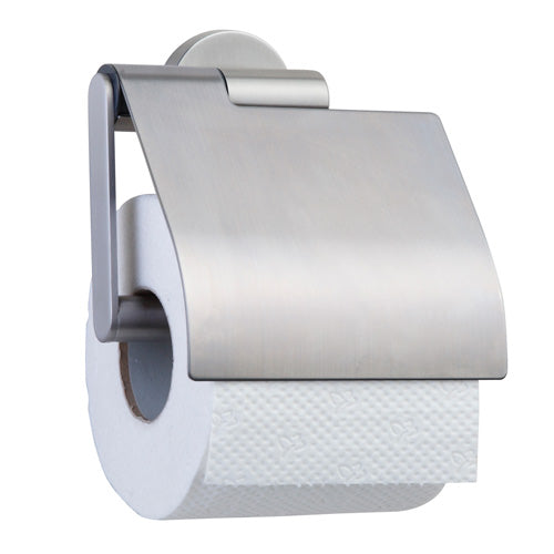 Tiger Boston Toiletrolhouder met Klep - RVS Geborsteld