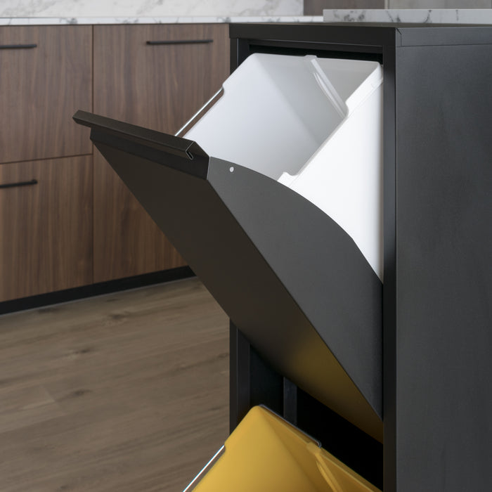 Spinder Design Gigi Afvalemmer 1,8L - B 34 cm - Zwart