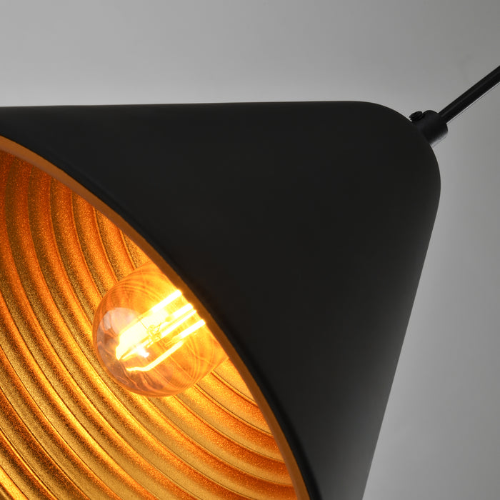 QUVIO Hanglamp rond zwart - QUV5160L-BLACK