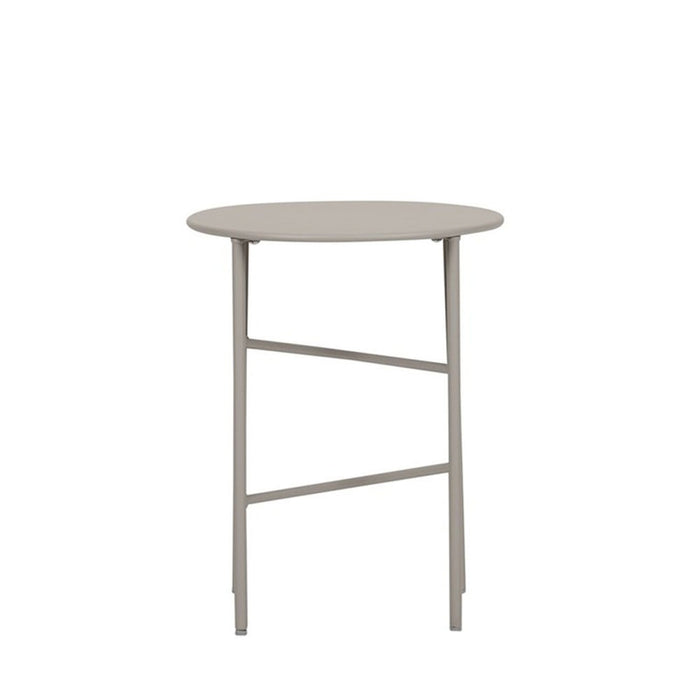 Lisomme Mila metalen tuin bijzettafel grijs - Ø 40 cm