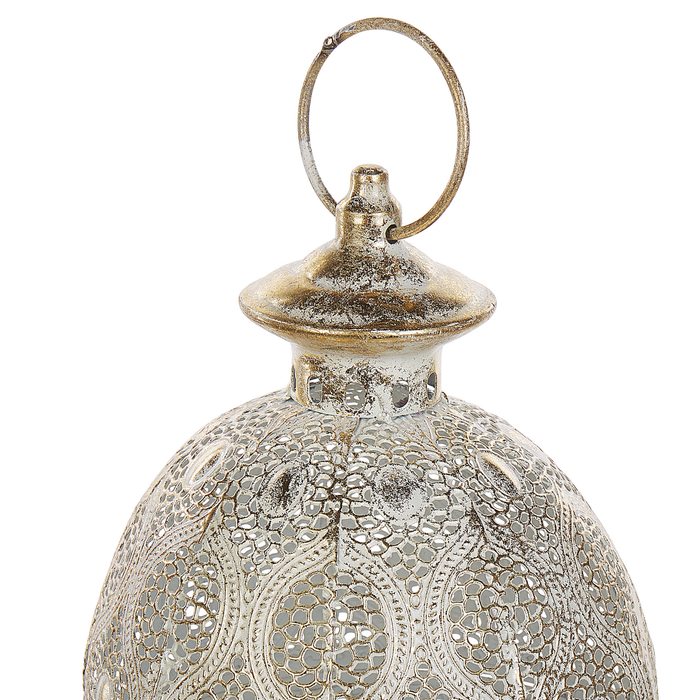 Beliani - AMORGOS - Lantaarn - Goud - Metaal