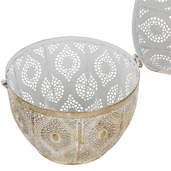 Beliani - AMORGOS - Lantaarn - Goud - Metaal