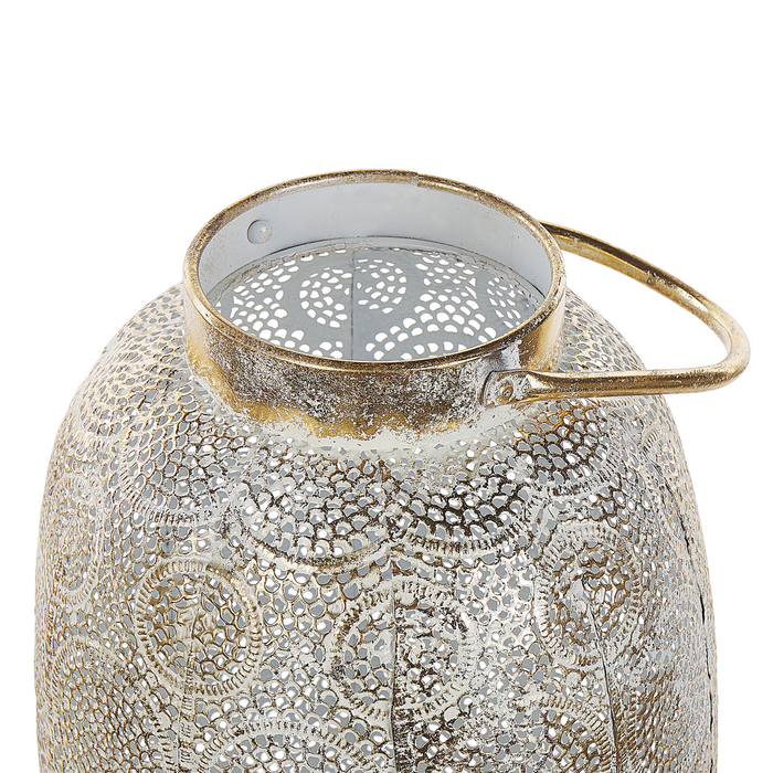 Beliani - LANTAU - Lantaarn - Goud - 40 cm - Metaal