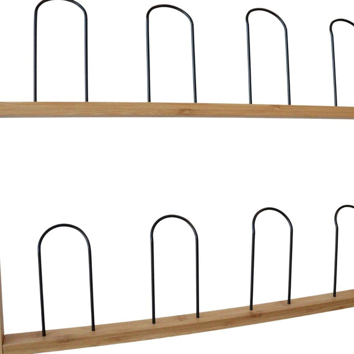 Orange85 Schoenenrek hangend Schoenenkast Bruin 57x16.5x140.5 cm Ba...