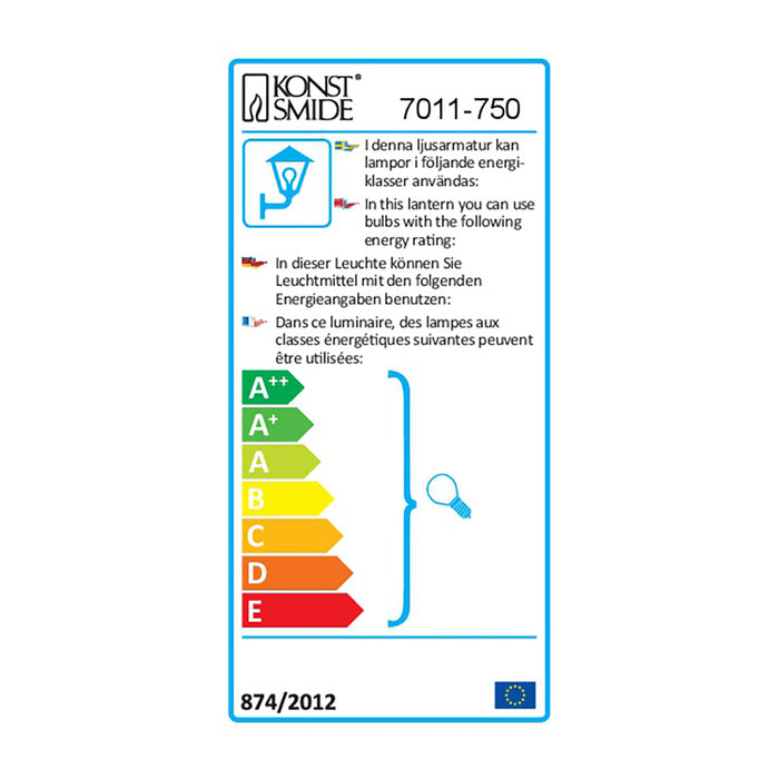 Konstsmide Cagliari Wandlamp