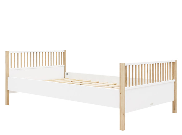 Bopita Mika twinbed 120x200 - Wit|Eiken
