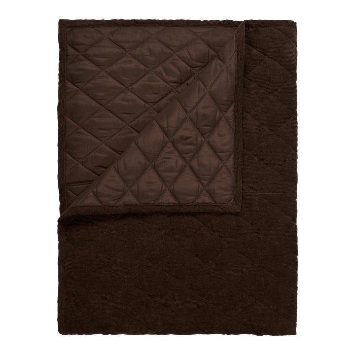 Essenza Billie Sprei 220 x 265 cm - Darkest Brown