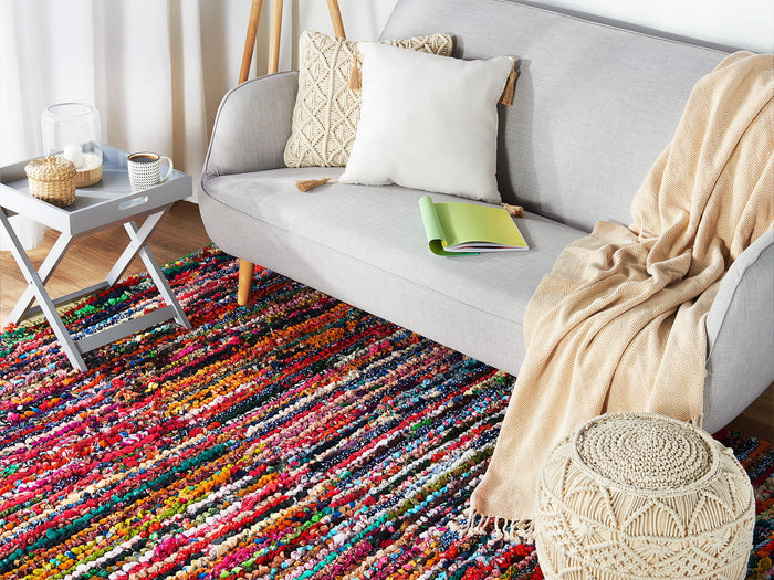 BAFRA - Laagpolig vloerkleed - Multicolor - 140 x 200 cm - Polyester