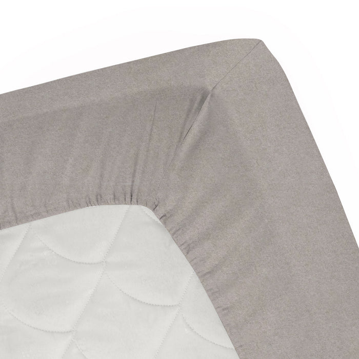 Eleganzzz Topper Hoeslaken Flanel taupe