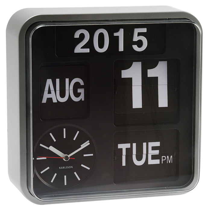 Karlsson Mini Flip Wandklok 24,5 x 24,5 cm