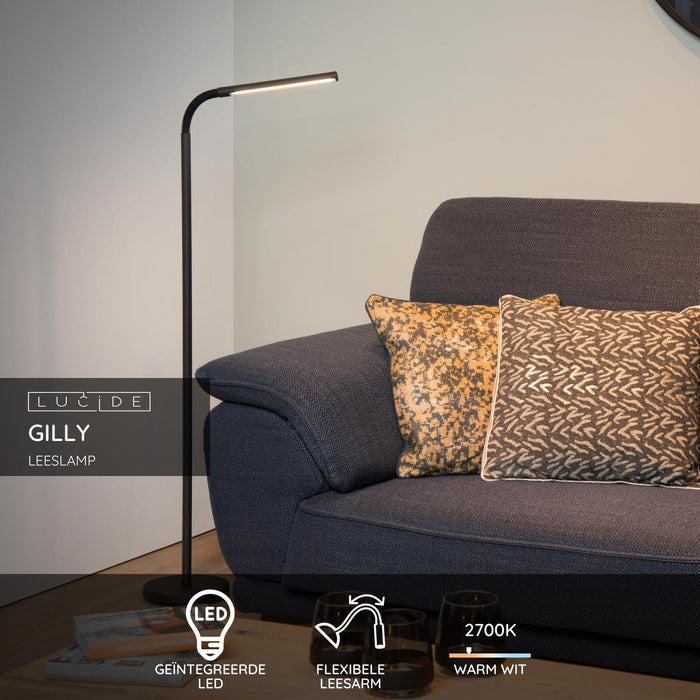 Lucide GILLY Leeslamp - Zwart