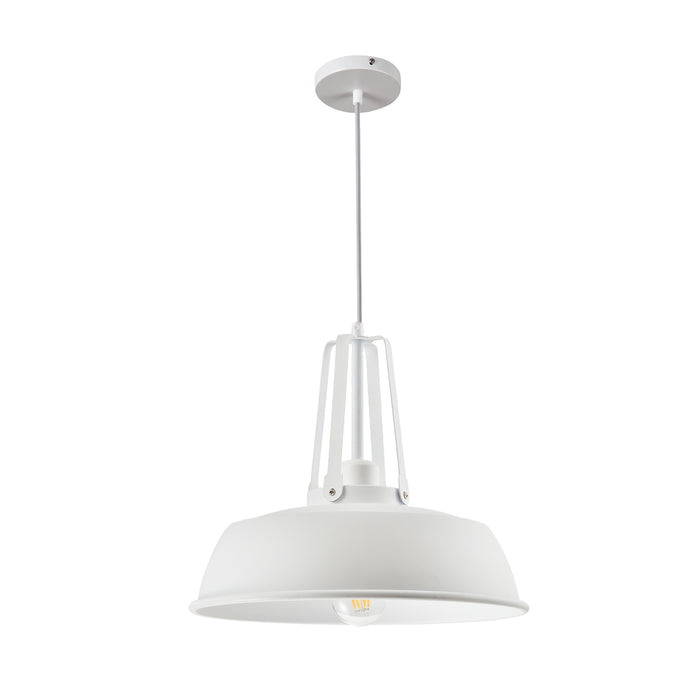 QUVIO Hanglamp rond wit - QUV5080L-WHITE