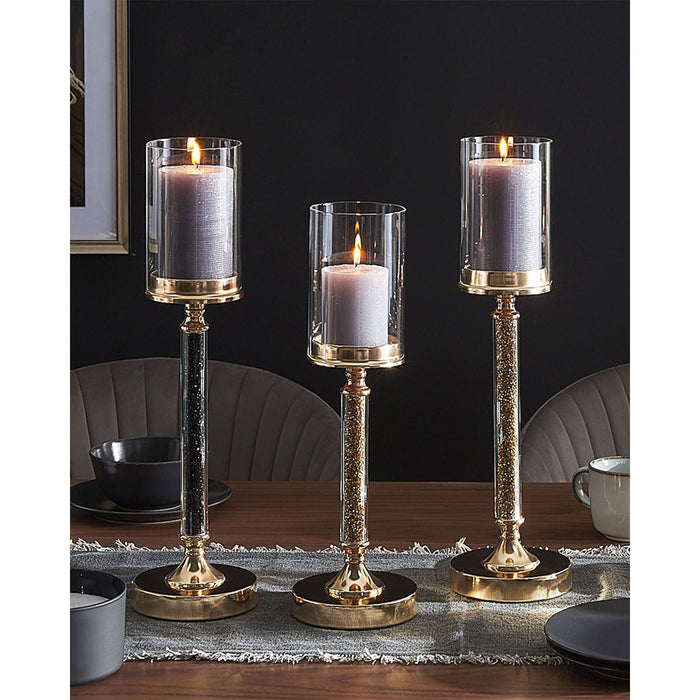 Beliani - ABBEVILLE - Kandelaar - Goud - 48 cm - Metaal