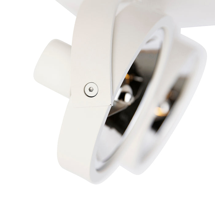 QAZQA Design spot wit verstelbaar 2-lichts - Go