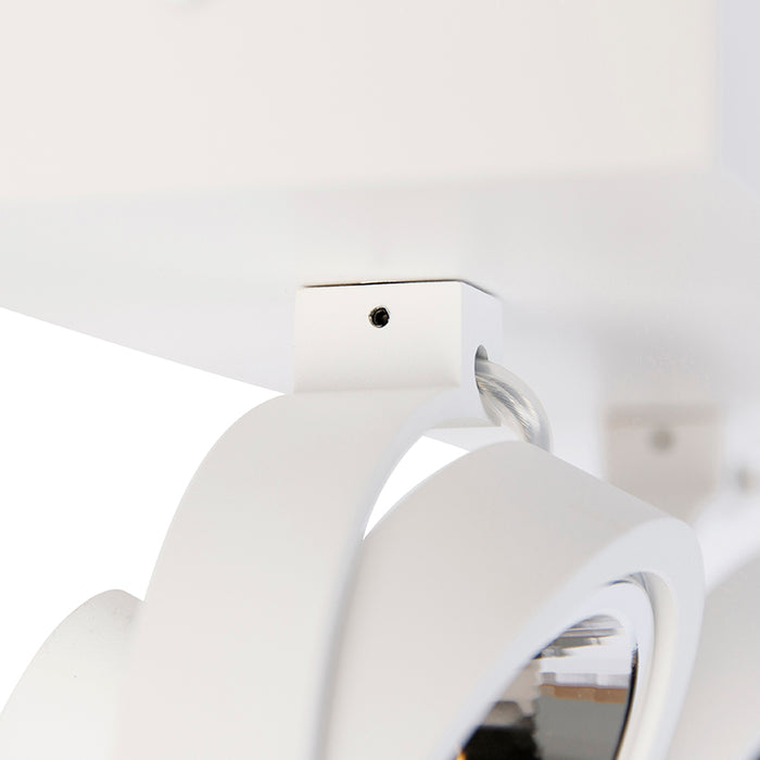 QAZQA Design spot wit verstelbaar 2-lichts - Go