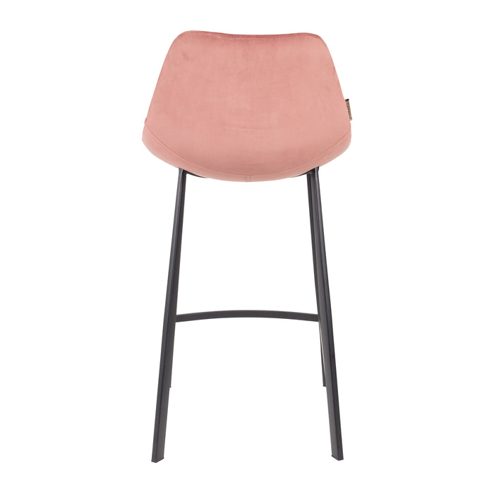 Dutchbone Franky Velvet Barkruk