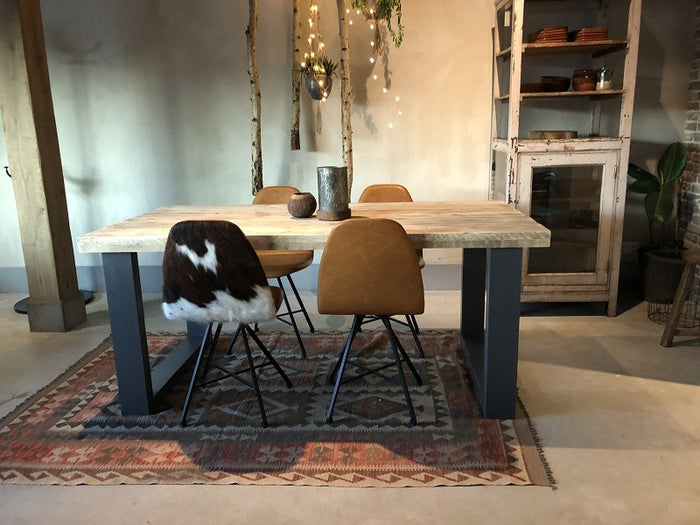 Wood4you - Eettafel New England - Industrial Wood - Hout