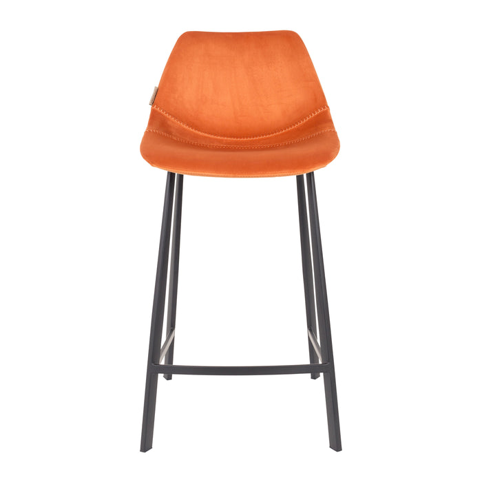 Dutchbone Franky Velvet Barkruk