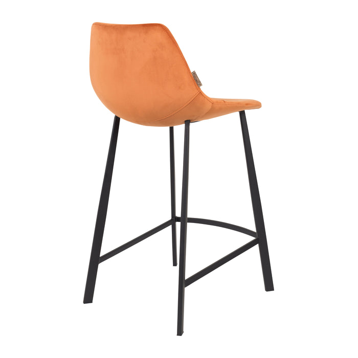 Dutchbone Franky Velvet Barkruk