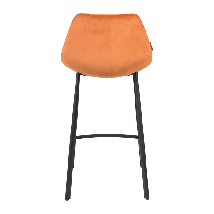 Dutchbone Franky Velvet Barkruk