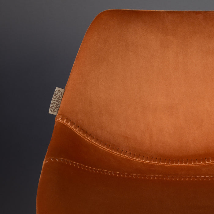 Dutchbone Franky Velvet Barkruk