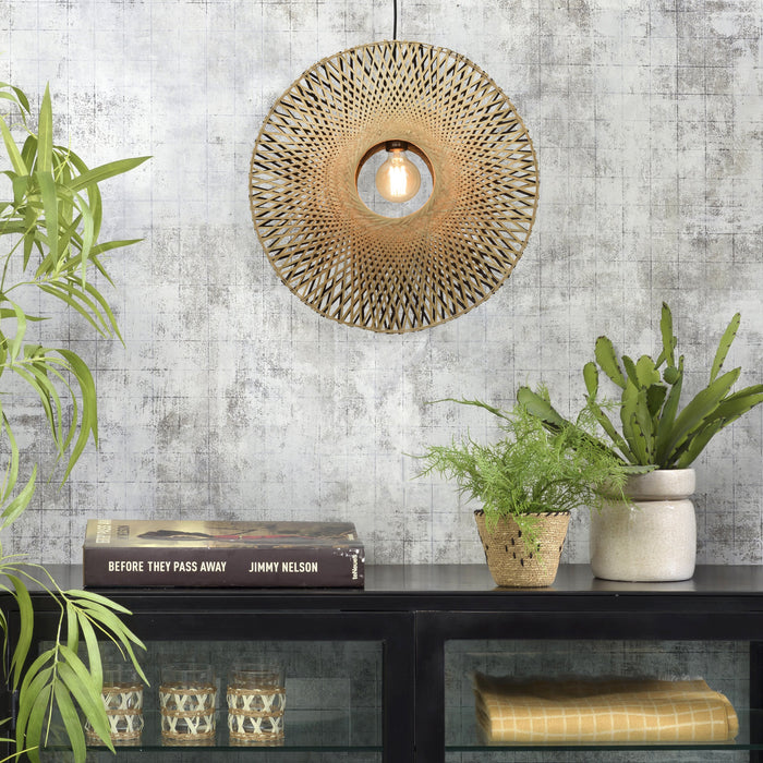GOOD&MOJO Kalimantan Hanglamp Rond - Ø60cm - Naturel