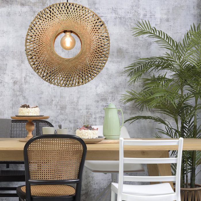 GOOD&MOJO Kalimantan Hanglamp Rond - Ø60cm - Naturel