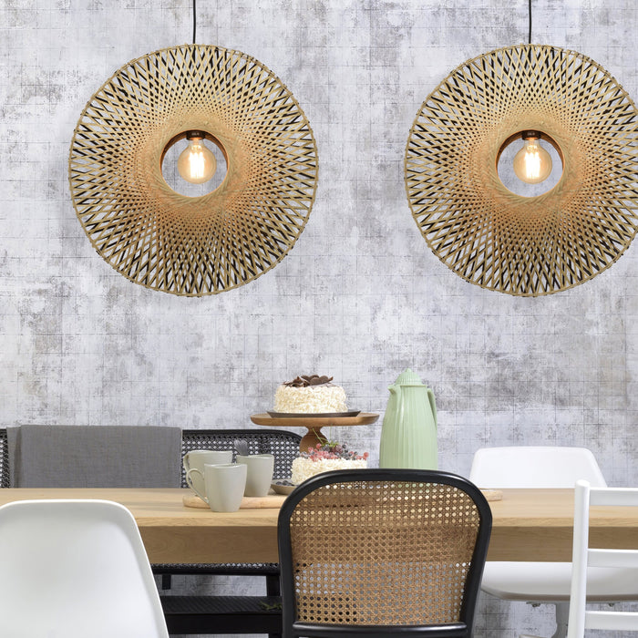GOOD&MOJO Kalimantan Hanglamp Rond - Ø60cm - Naturel