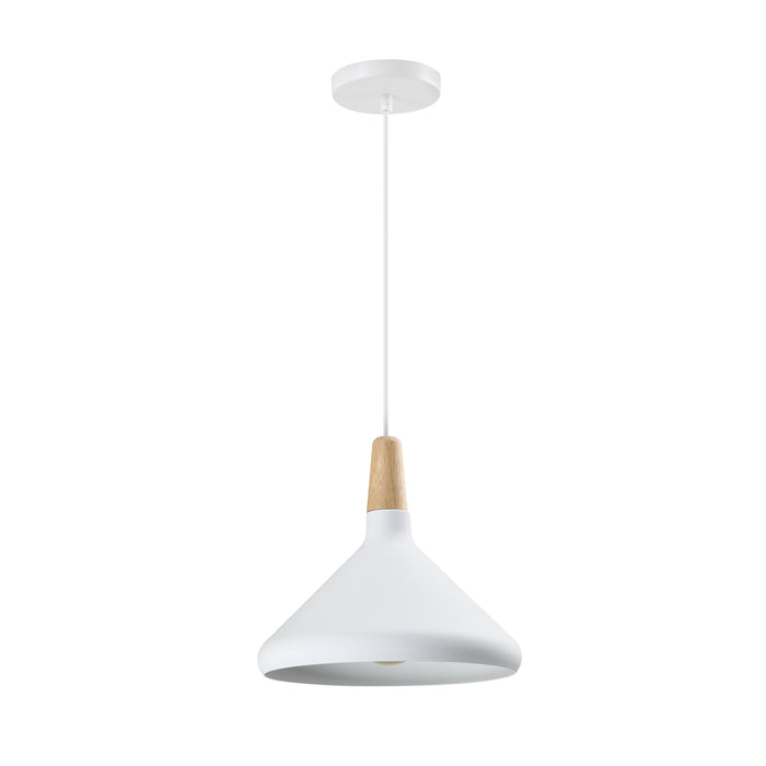 QUVIO Hanglamp rond wit - QUV5133L-WHITE