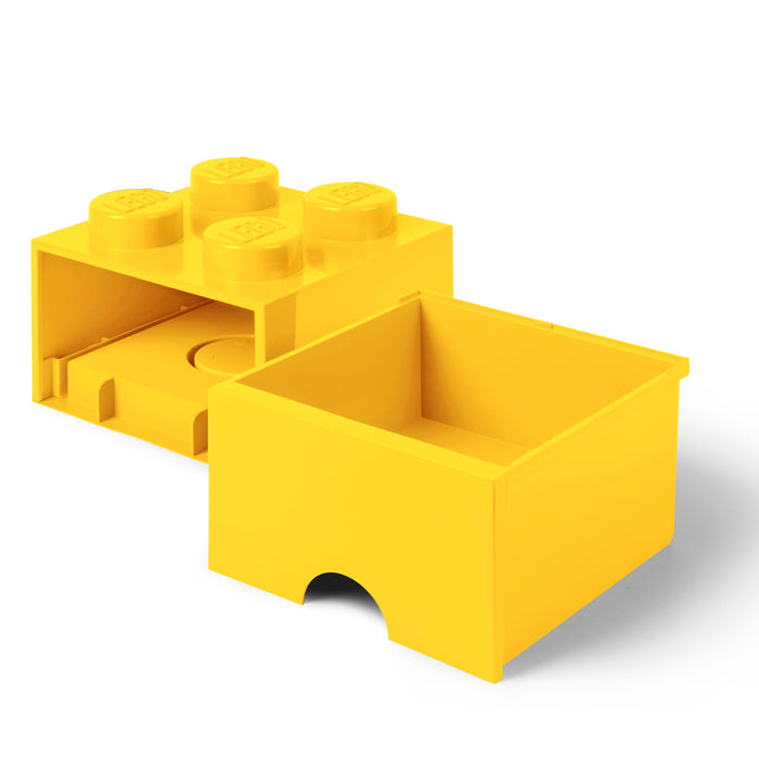 LEGO® Brick 4 Opbergbox Met Lade - Geel