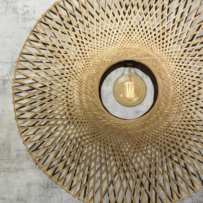 GOOD&MOJO Kalimantan Hanglamp Rond - Ø87cm - Naturel