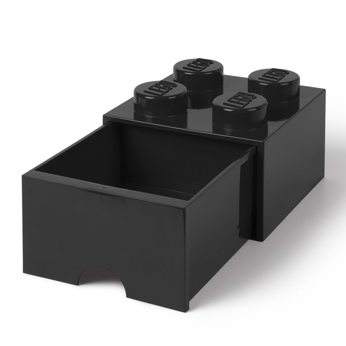 LEGO® Brick 4 Opbergbox Met Lade - Zwart