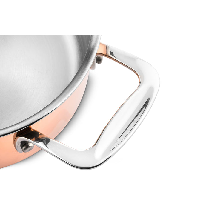 DUCQ hoge kookpan koper Ø20cm (ook inductie)