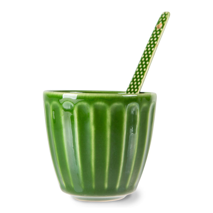 HKliving The Emeralds Mok 0,2 L- Set van 4