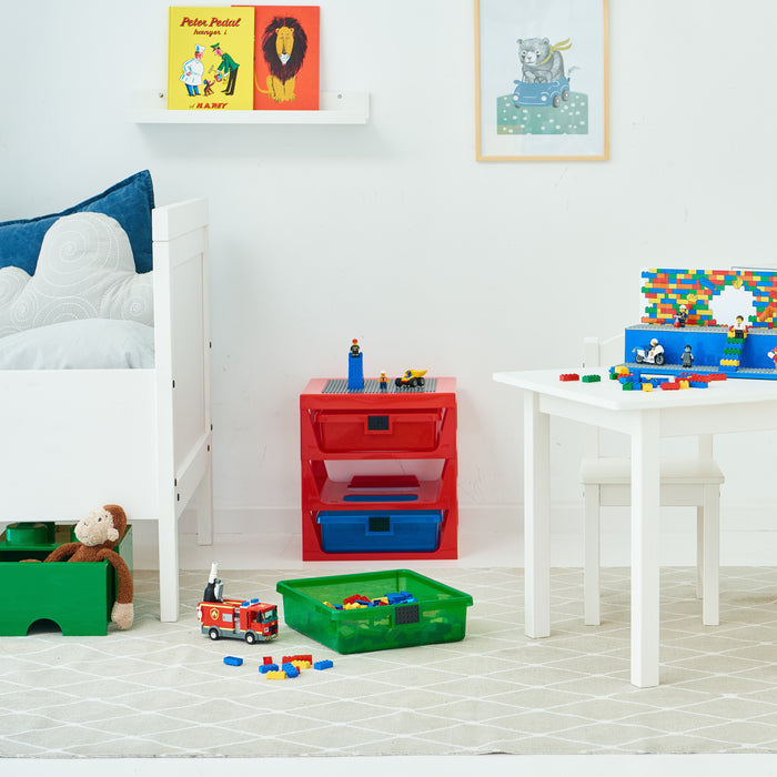 LEGO® Brick 4 Opbergbox Met Lade - Donkergroen