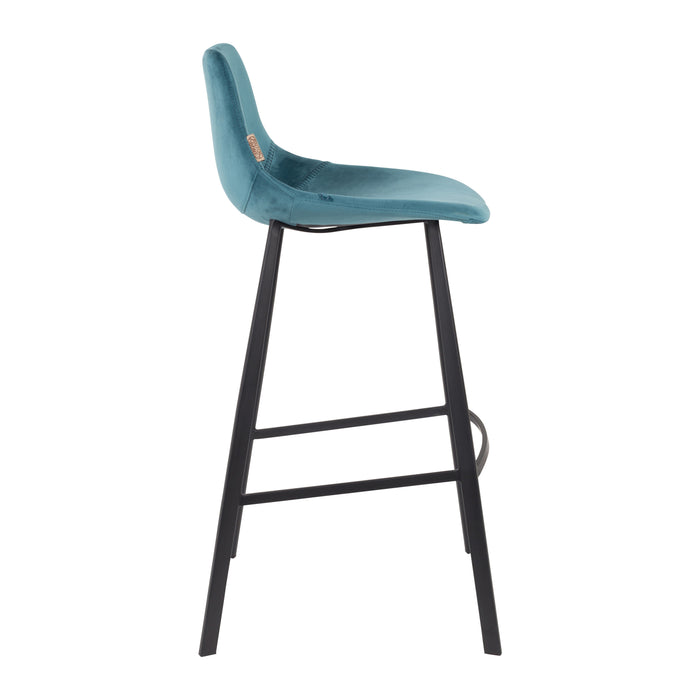 Dutchbone Franky Velvet Barkruk