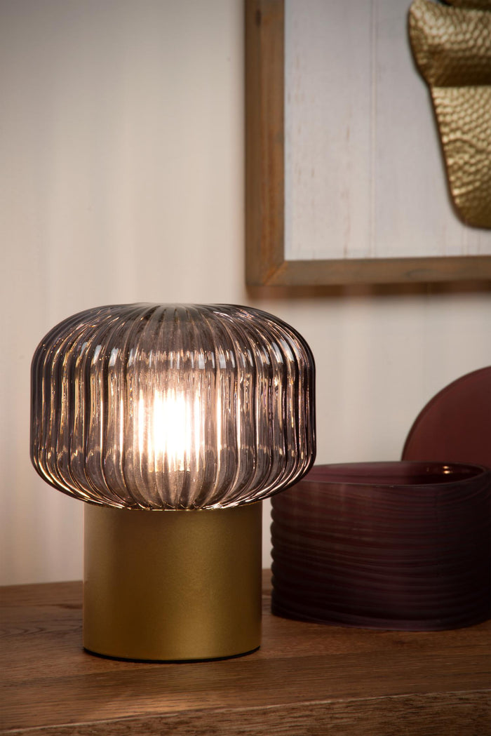 Lucide JANY Tafellamp - Mat Goud | Messing