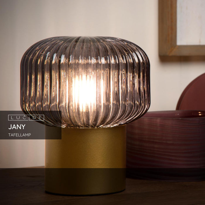 Lucide JANY Tafellamp - Mat Goud | Messing