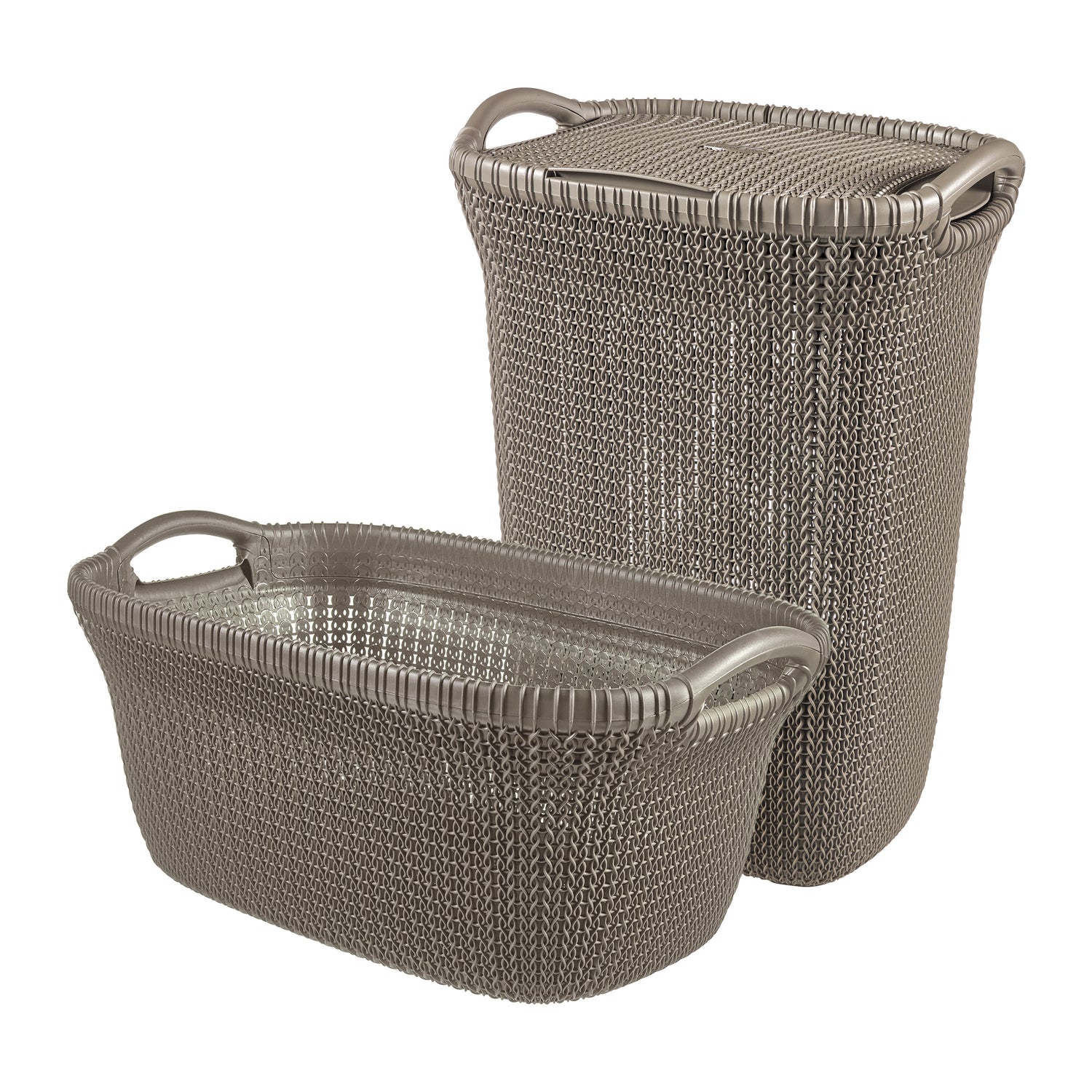 Curver Knit Set Wasbox 57 L + Wasmand 40 L