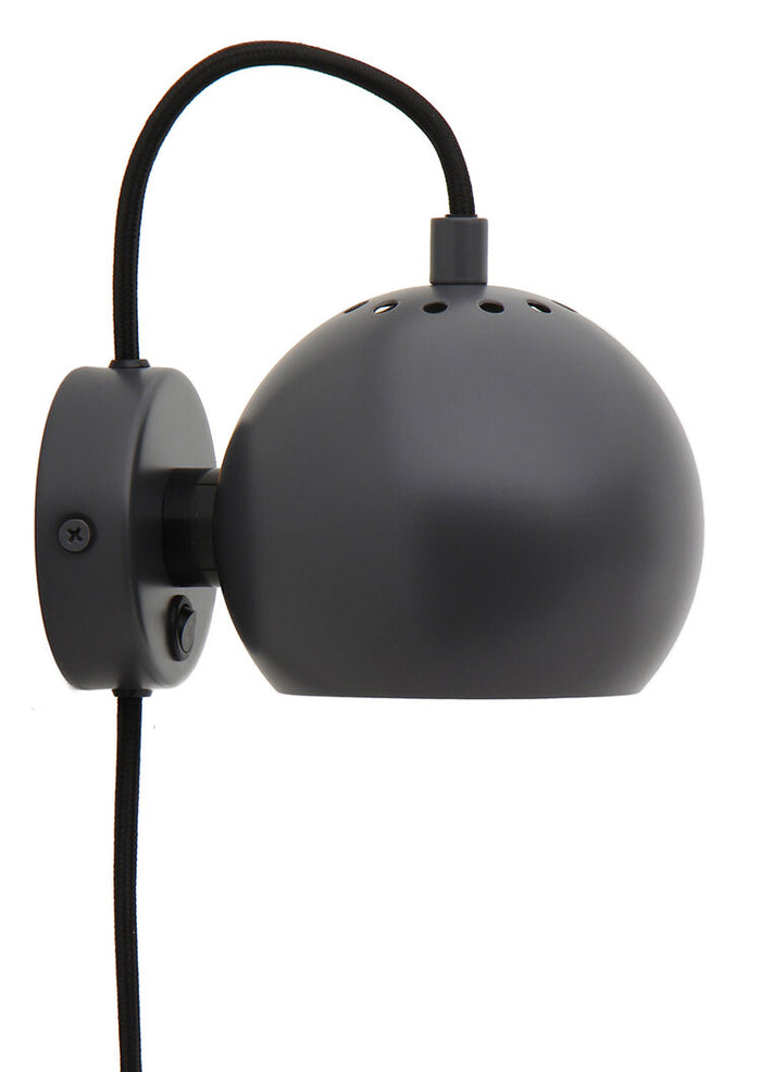 Frandsen Ball Magnet Wandlamp Donkergrijs
