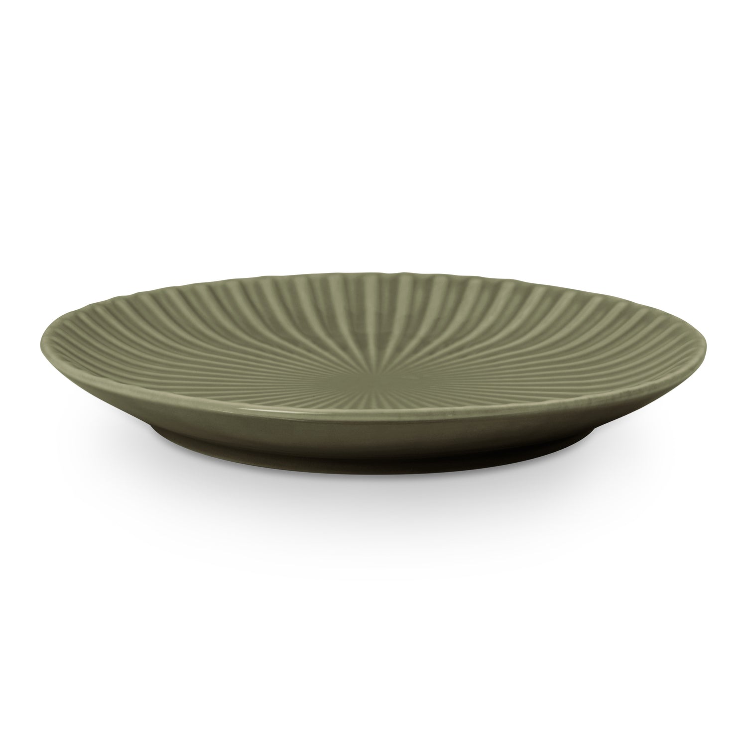 vtwonen Relievo Bord Ø 15 cm - Donkergroen