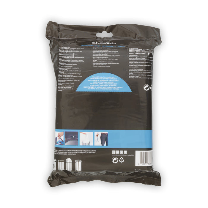 Brabantia Type H PerfectFit Afvalzak Dispenser 50-60 Liter - 30 zakken