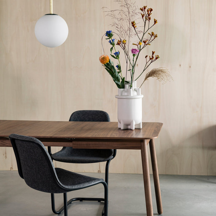 Zuiver Glimps Eettafel Uitschuifbaar - 120/162 x 80 cm - Walnoot