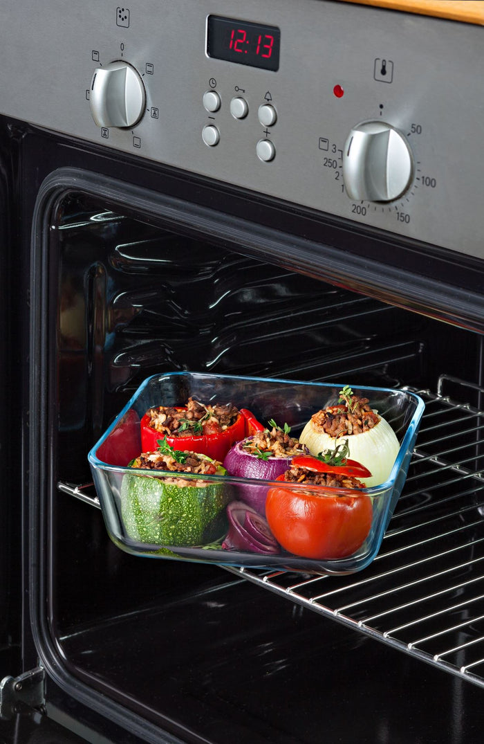 Pyrex - Schaal Vierkant met Deksel, 20 x 20 cm - Pyrex | Cook & Freeze