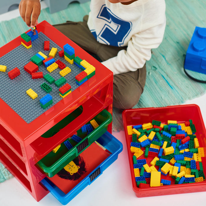 LEGO® Brick 8 Opbergbox Met Lade - Grijs