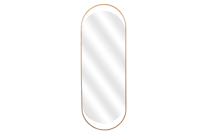 Woood Sanou Passpiegel Ovaal XL Antique Brass