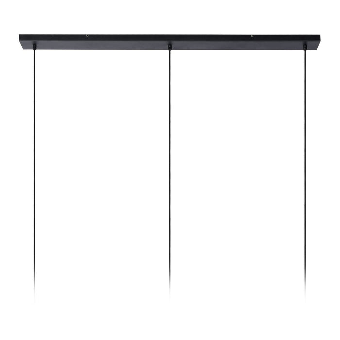 Lucide MANUELA Hanglamp 3xE27 - Zwart
