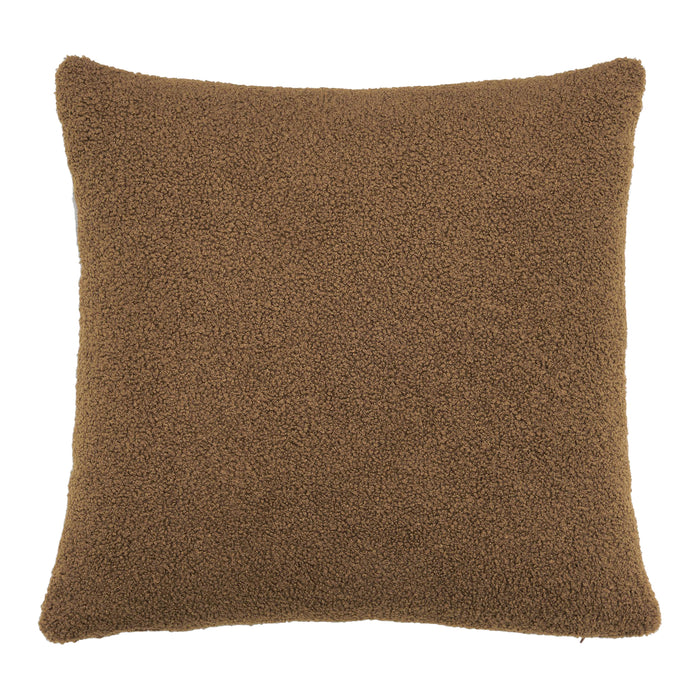 Essenza Teddy Sierkussen 50 x 50 cm - Cafe Noir