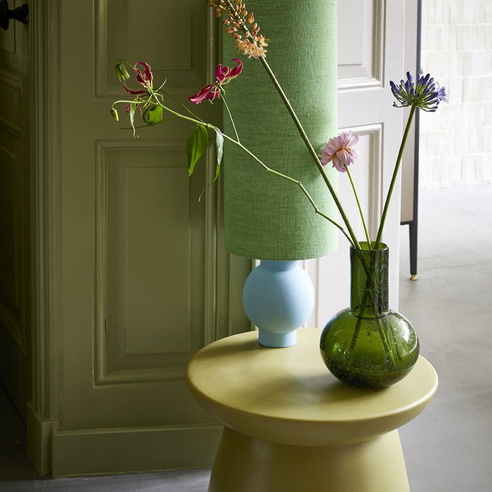 HKliving Glass Blown Vaas - Maat M - Jade