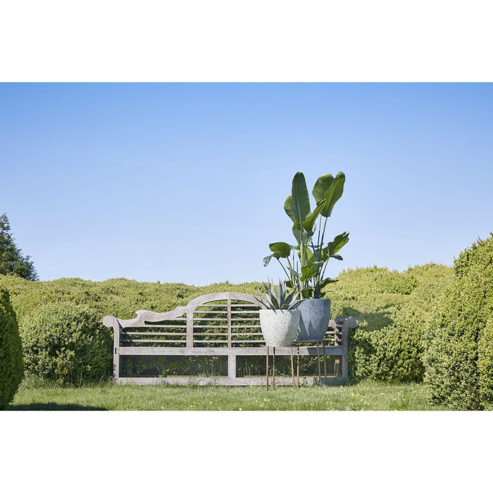 Mica Decorations Bravo Bloempot voor buiten - Ø38cm - Lichtgrijs Slate